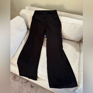 Thyme Maternity Black Cotton Trouser
